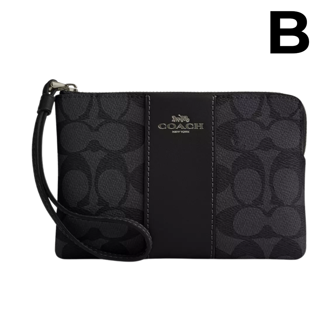 Corner Zip Wristlet With Signature Canvas **PREVENTA**