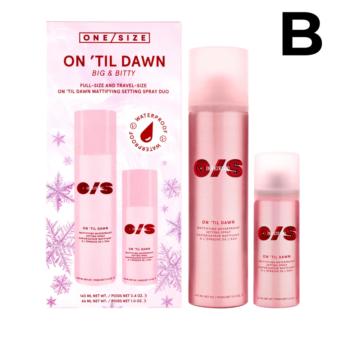 On 'Til Dawn Mattifying Waterproof Setting Spray Big & Bitty Duo ⭐*PREVENTA + SEMANA PROMO 2 MINIS**⭐