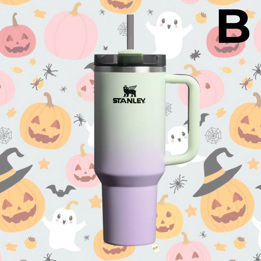 Stanley Halloween 40 oz Stainless Steel H2.0 Flowstate Quencher Tumbler PREVENTA
