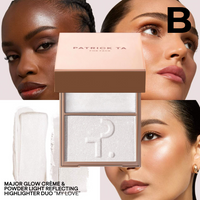 Major Glow Crème & Powder Light Reflecting Translucent Highlighter Duo PREVENTA