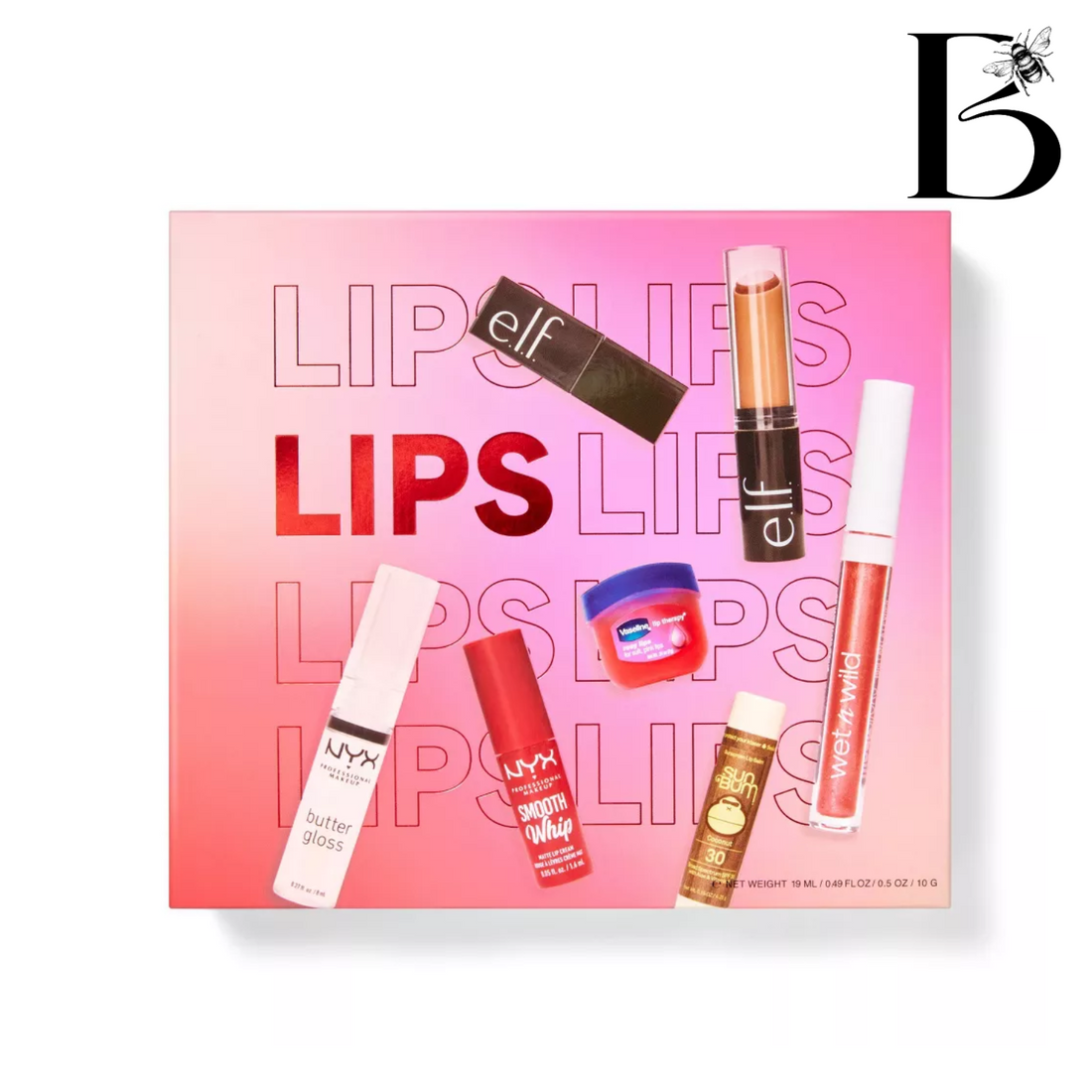 Lip Cosmetics Gift Set - 7ct