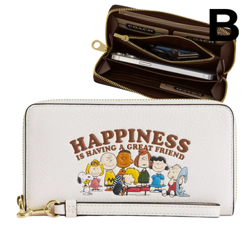 Coach X Peanuts Long Zip Around Wallet PREVENTA