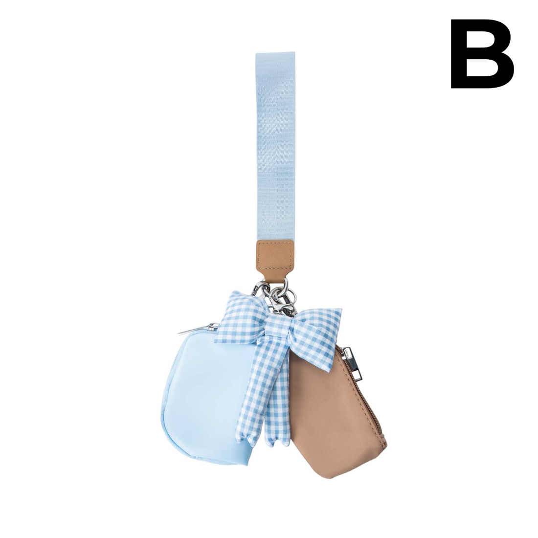 DOBLE CARTERA CON LLAVER Y CHARM PREVENTA
