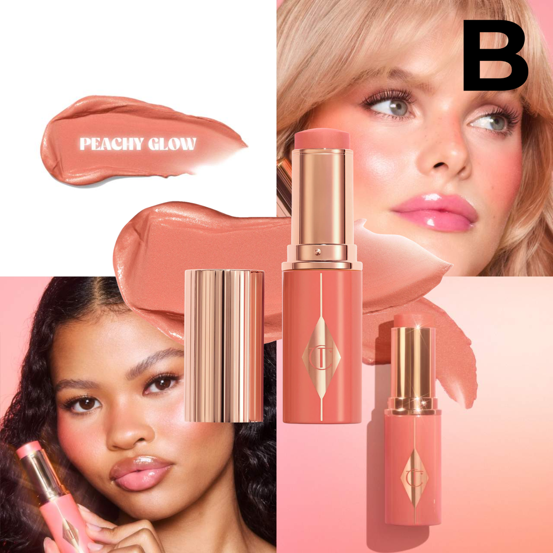 Unreal Lip + Cheek Glow Blush Stick with Hyaluronic Acid **PREVENTA**
