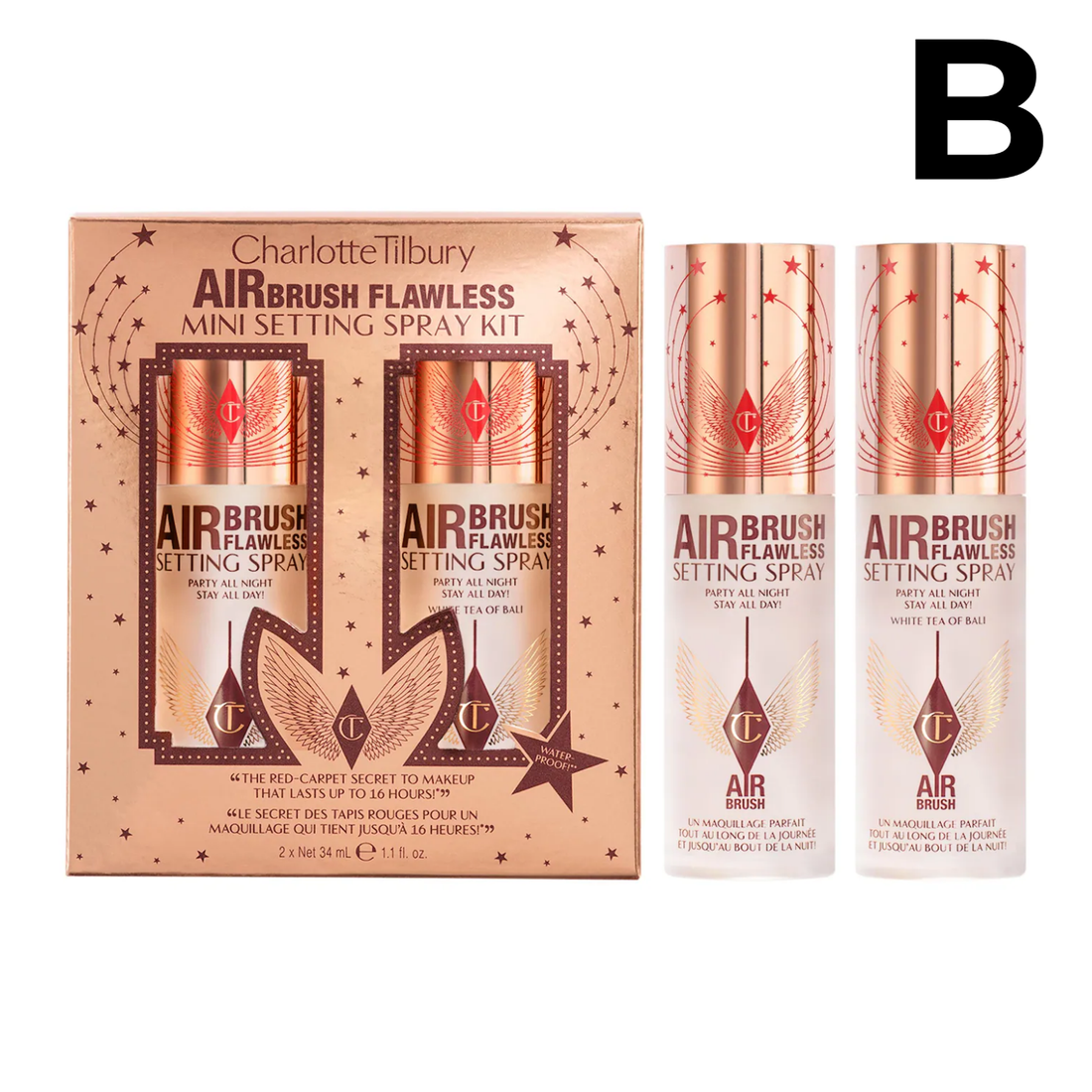 Mini Airbrush Flawless Hydrating & Waterproof Setting Spray Duo Gift Set ⭐*PREVENTA + SEMANA PROMO 3 MINIS**⭐