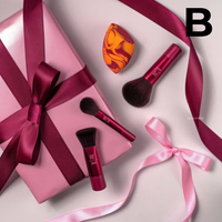 Real Techniques Mini Make Up Brush And Sponge Gift Set - 4ct