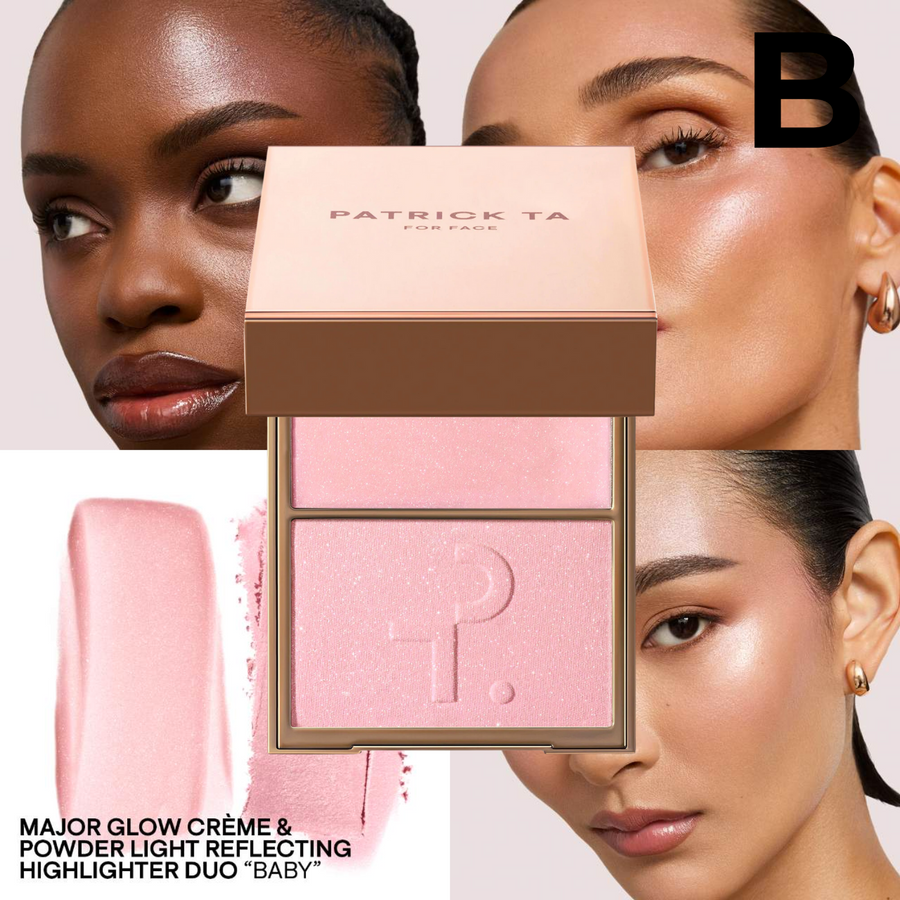 Major Glow Crème & Powder Light Reflecting Translucent Highlighter Duo PREVENTA