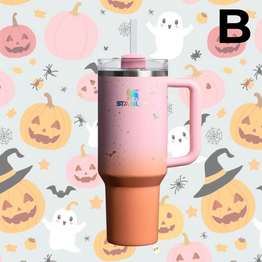 Stanley Halloween 40 oz Stainless Steel H2.0 Flowstate Quencher Tumbler PREVENTA