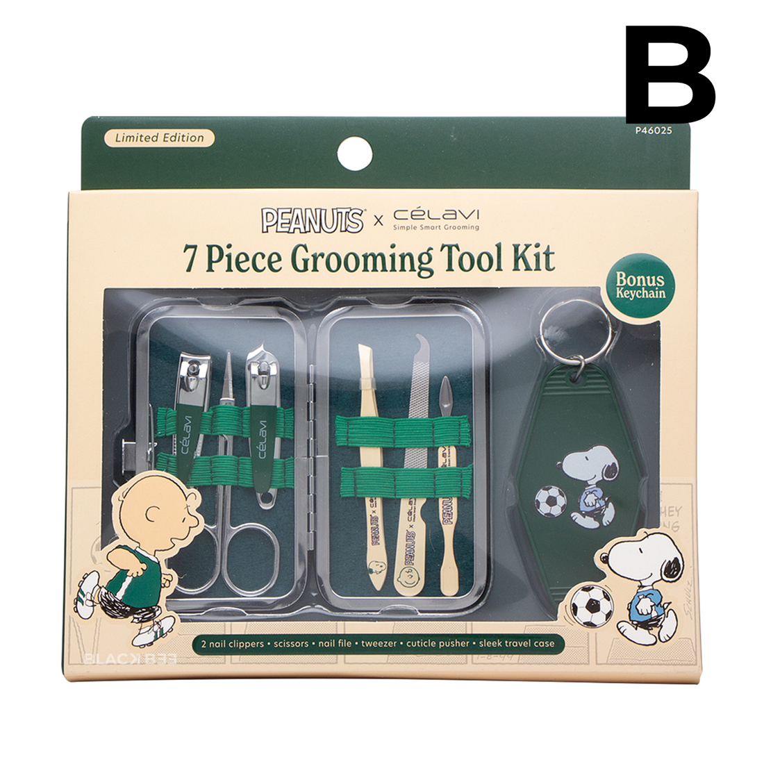 7 PIECE GROOMING TOOL KIT SET PEANUTS