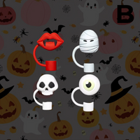 CharCharms 4pk Straw Toppers PREVENTA