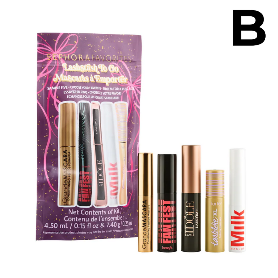 Holiday Lashstash to Go Mini Mascara Set with Redeemable Voucher + 1 FULL SIZE **MINIS 11 NOV PREVENTA**