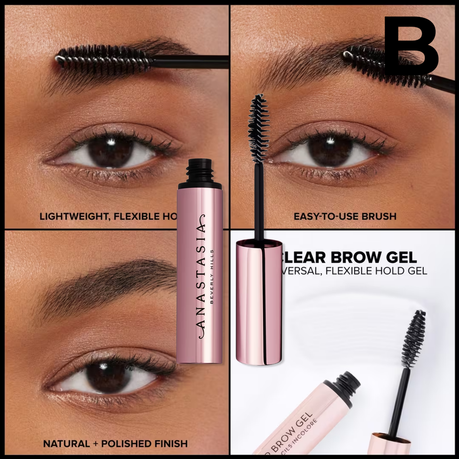 Clear Brow Gel Flexible Medium-Hold Eyebrow Setter Mini PREVENTA