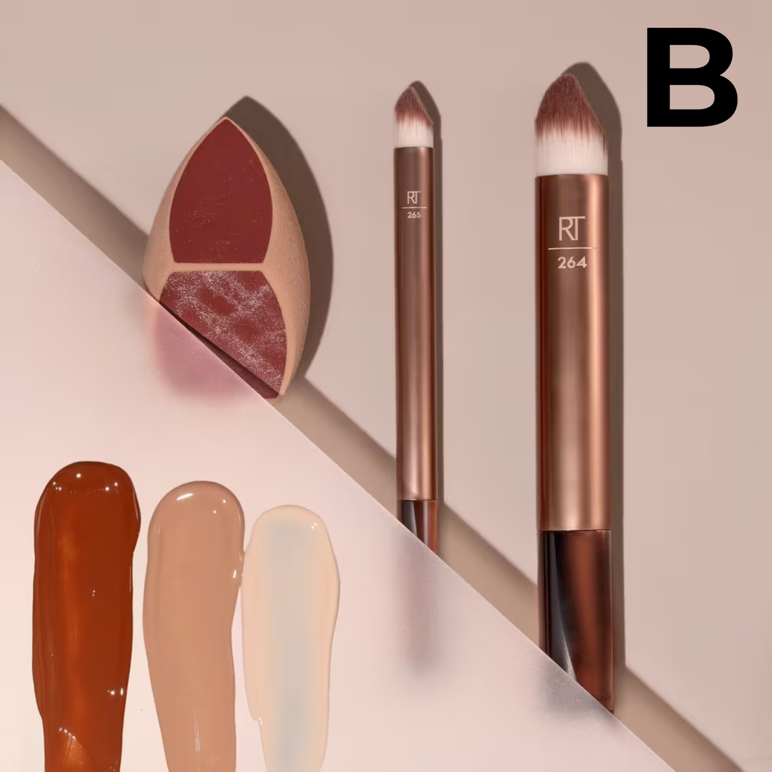 Makeupsaver Blending Sponge + Makeup Brush Trio PREVENTA