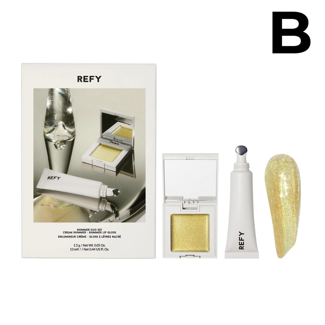 Shimmer Lip Gloss & Cream Highlighter Duo Gift Set ⭐*PREVENTA + SEMANA PROMO 3 MINIS**⭐