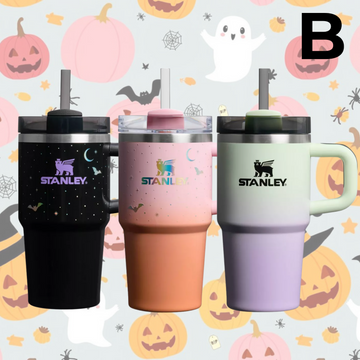 Stanley Halloween 20 oz Stainless Steel H2.0 Flowstate Quencher Tumbler PREVENTA