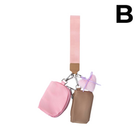 DOBLE CARTERA CON LLAVER Y CHARM PREVENTA