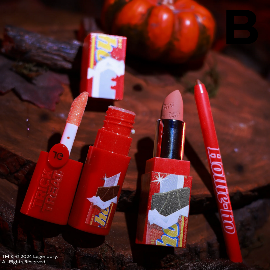 Trick 'r Treat x Glamlite Hollie-Ho Lip Kit