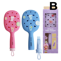 CHARMED HAIR BRUSH + MANGO LIMPIADOR PEANUTS & STRAWBERRY SHORTCAKE