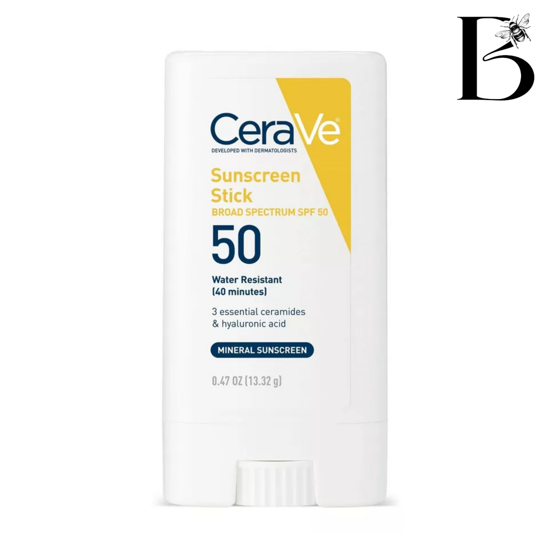 CeraVe 100% MINERAL SUNSCREEN STICK FOR FACE AND BODY - SPF 50