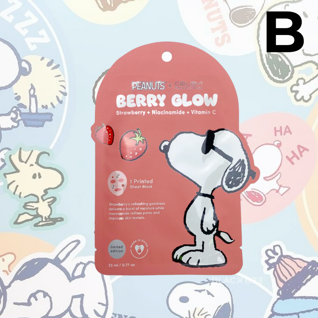 PEANUTS FACE SHEET MASK