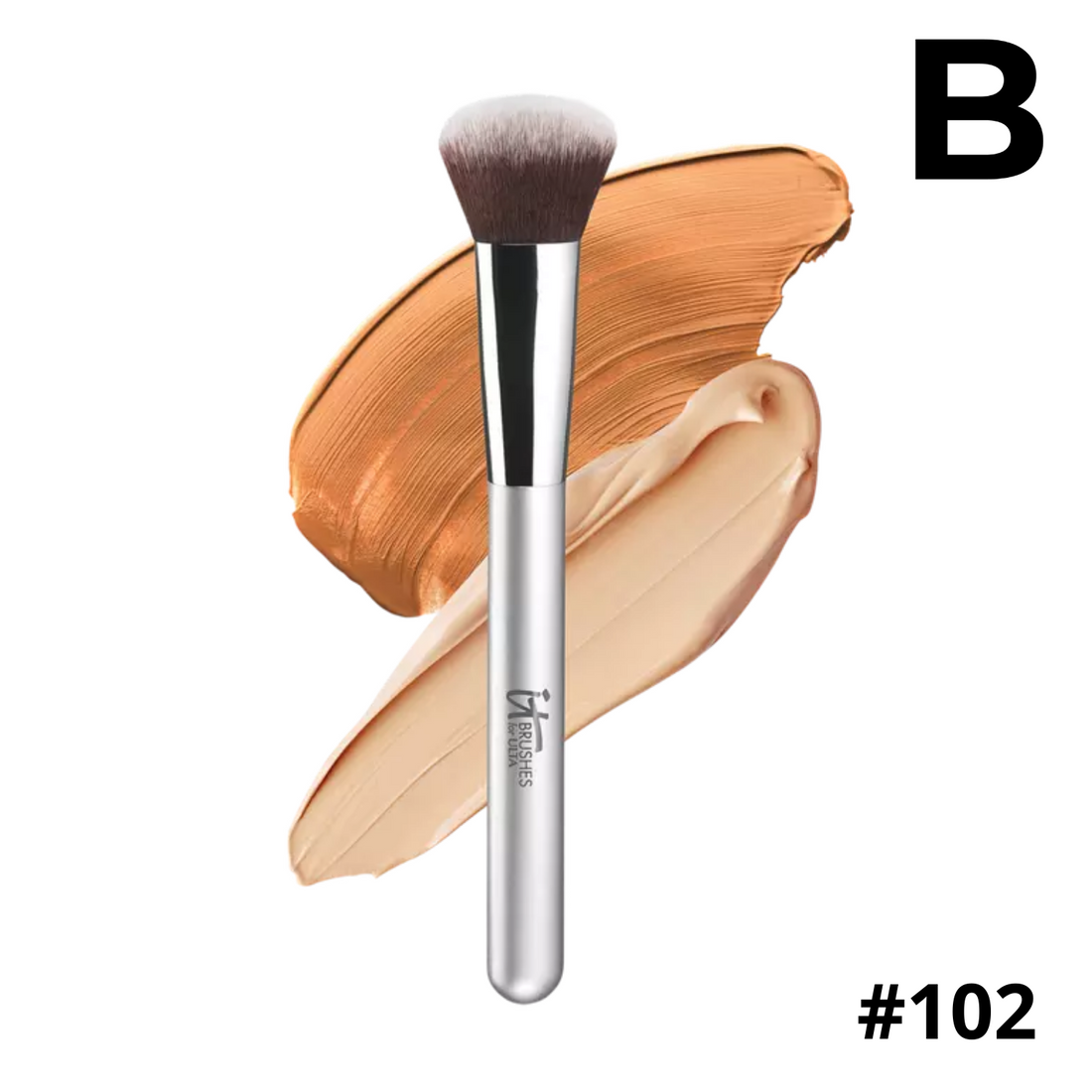 Airbrush Smoothing Foundation Brush 102 PREVENTA Black Bee