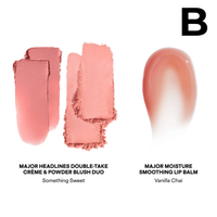 Major Headlines Double-Take Crème & Powder Blush Duo & Lip Balm Makeup Gift Set ⭐*PREVENTA + SEMANA PROMO 3 MINIS**⭐