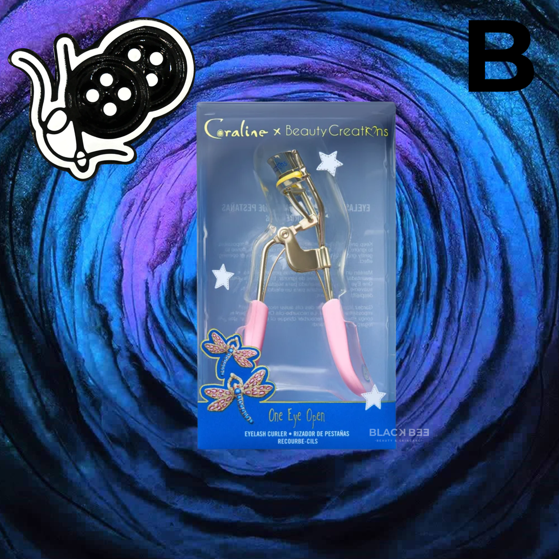 Enchinador para pestañas Coraline x Beauty Creations (VENTA EXLUSIVA ONLINE ENVIANDO DE 7 A 14 DIAS HÁBILES)