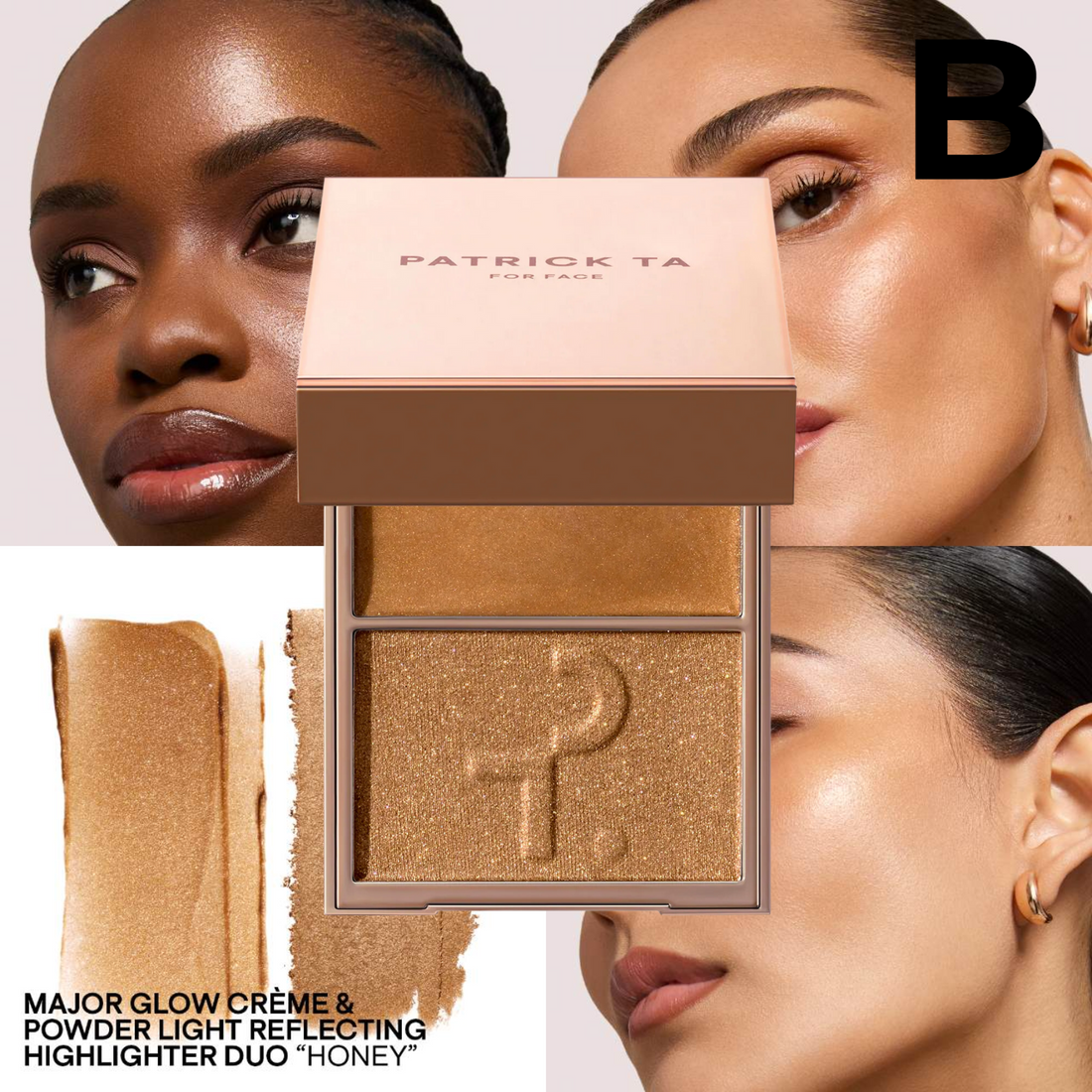 Major Glow Crème & Powder Light Reflecting Translucent Highlighter Duo PREVENTA