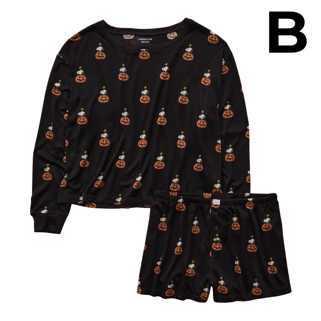 AE Luxe Plush Long Sleeve + Short PJ Set **PREVENTA HOY TIENE -30%**