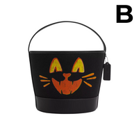 Trick Or Treat Bucket With Halloween Pumpkin In Regenerative Cotton PREVENTA