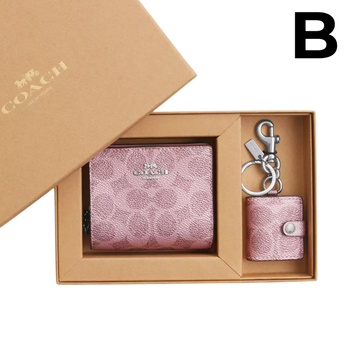 Boxed Snap Wallet And Picture Frame Charm In Signature Canvas PINK **PREVENTA**
