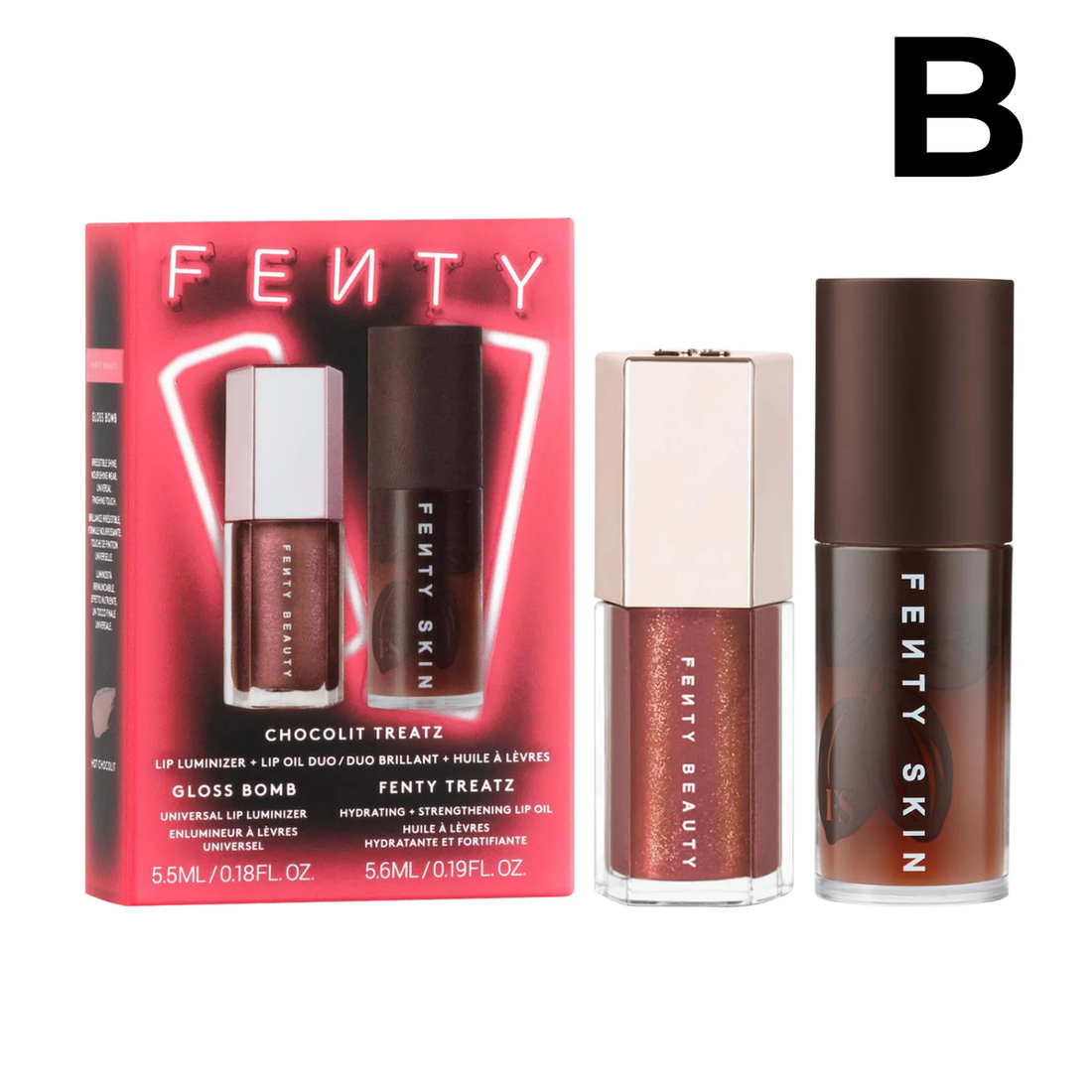 Chocolit Treatz Lip Luminizer + Lip Oil Duo