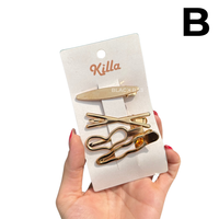 PINZA PARA CABELLO METALICA