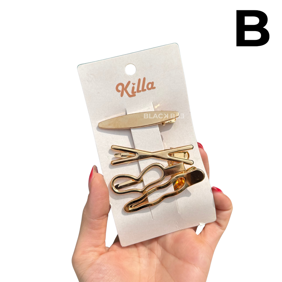 PINZA PARA CABELLO METALICA