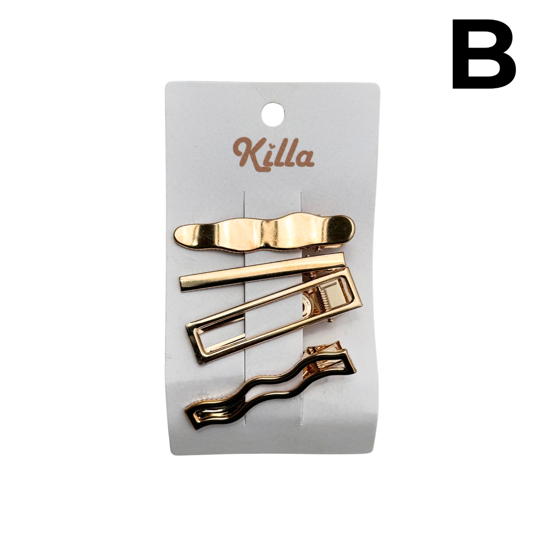PINZA PARA CABELLO METALICA