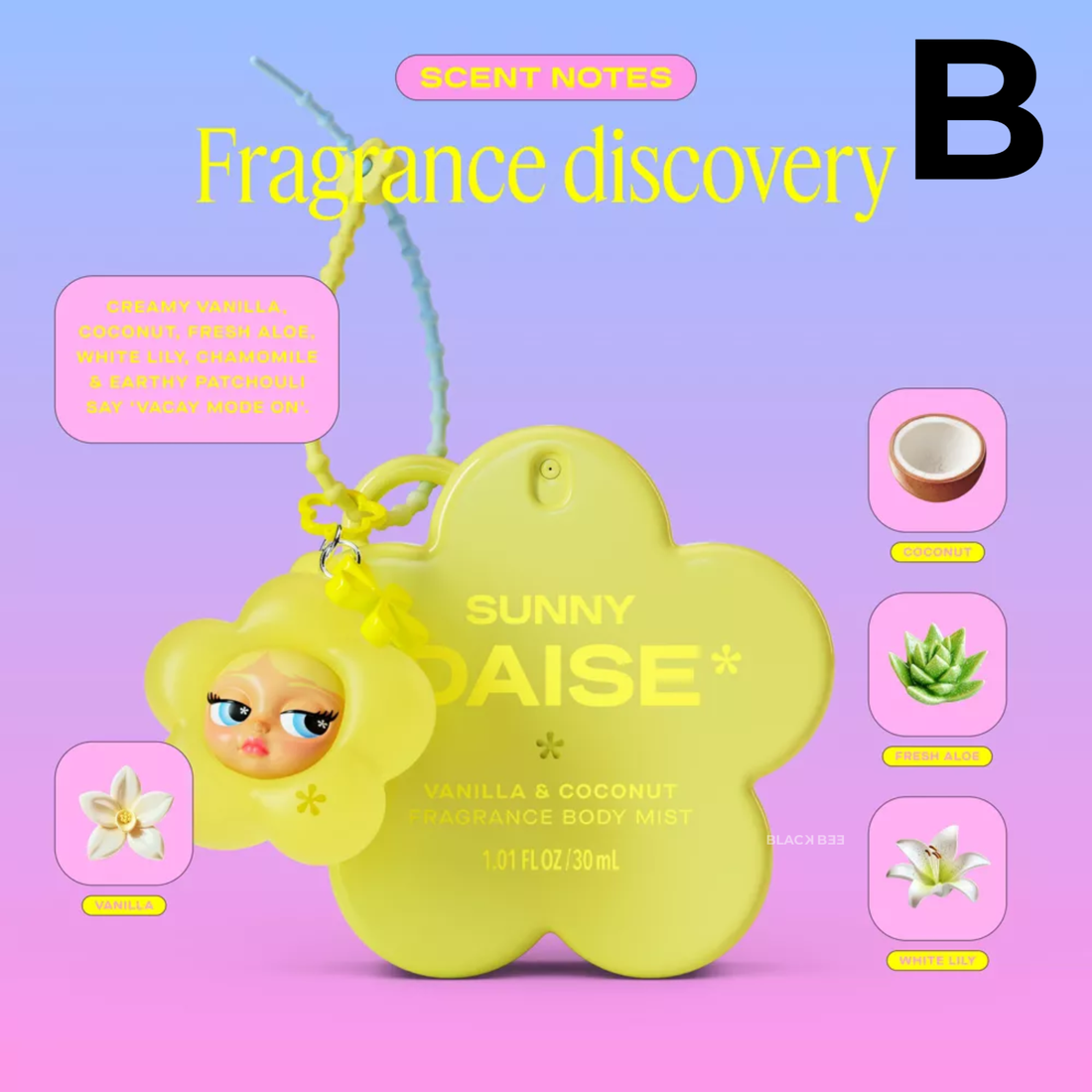 DAISE Mini Body Mist + Charm PREVENTA