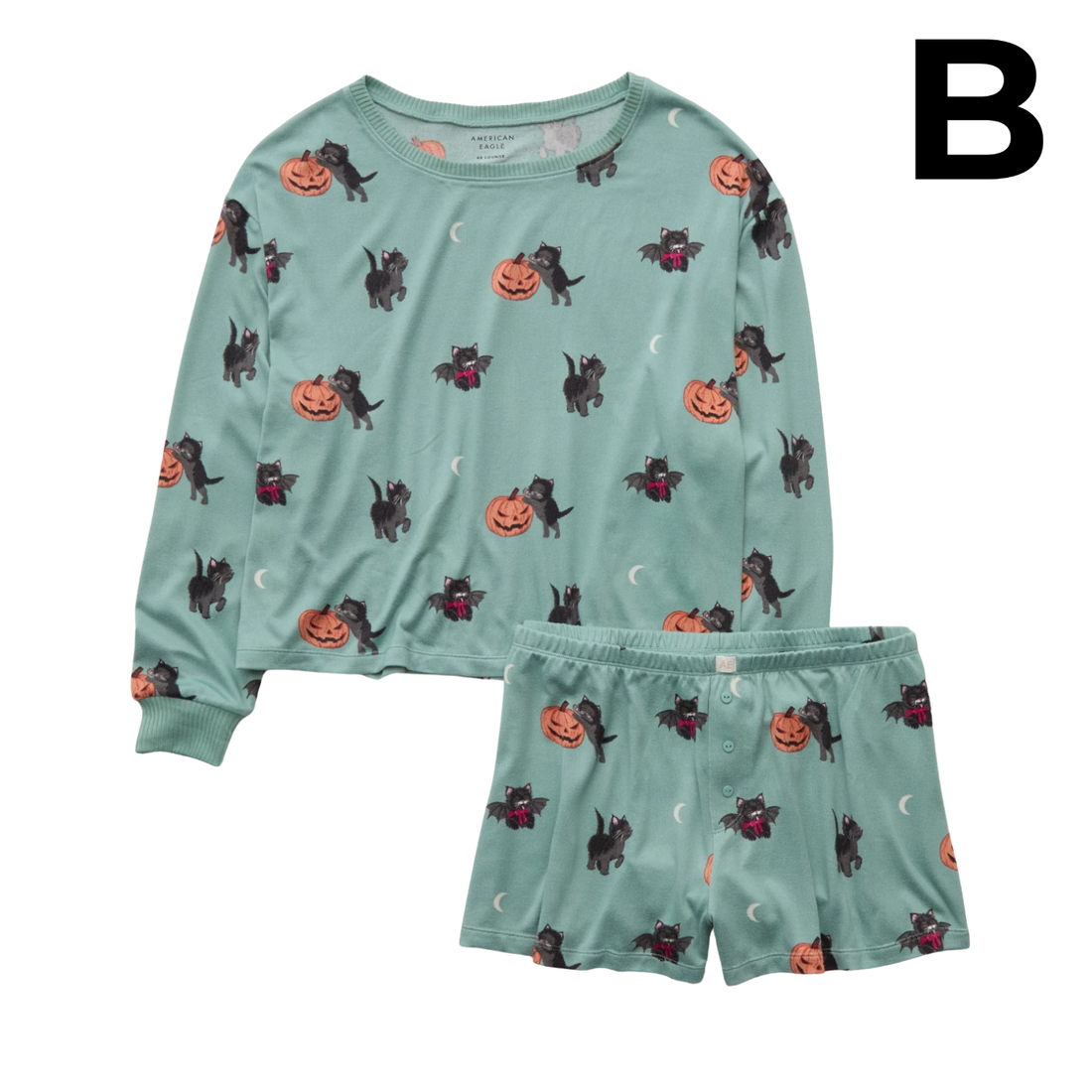 AE Luxe Plush Long Sleeve + Short PJ Set **PREVENTA HOY NO TIENE DESCUENTO**