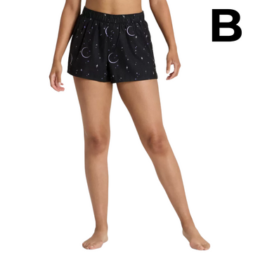 Women's Halloween Flannel Boxer Pajama Shorts - Hyde and EEK! Boutique™ PREVENTA