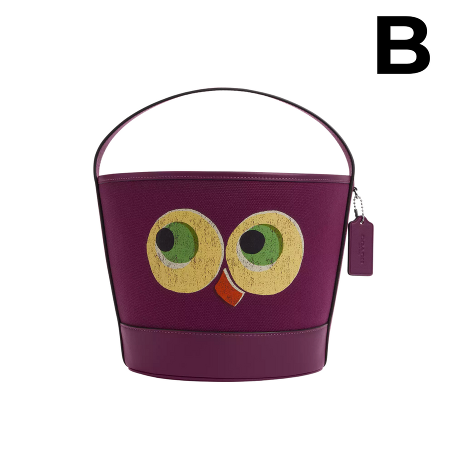 Trick Or Treat Bucket With Halloween Pumpkin In Regenerative Cotton PREVENTA