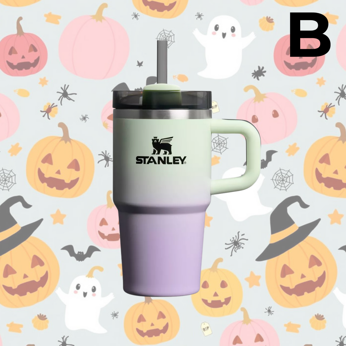 Stanley Halloween 20 oz Stainless Steel H2.0 Flowstate Quencher Tumbler PREVENTA