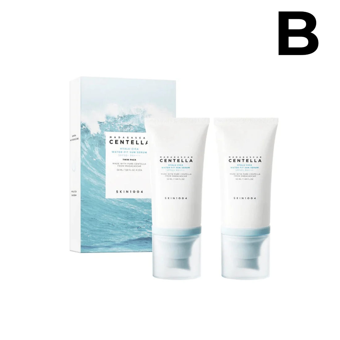 Protector Solar Madagascar Centella Hyalu-Cica Water-Fit Sun Serum Twin Pack