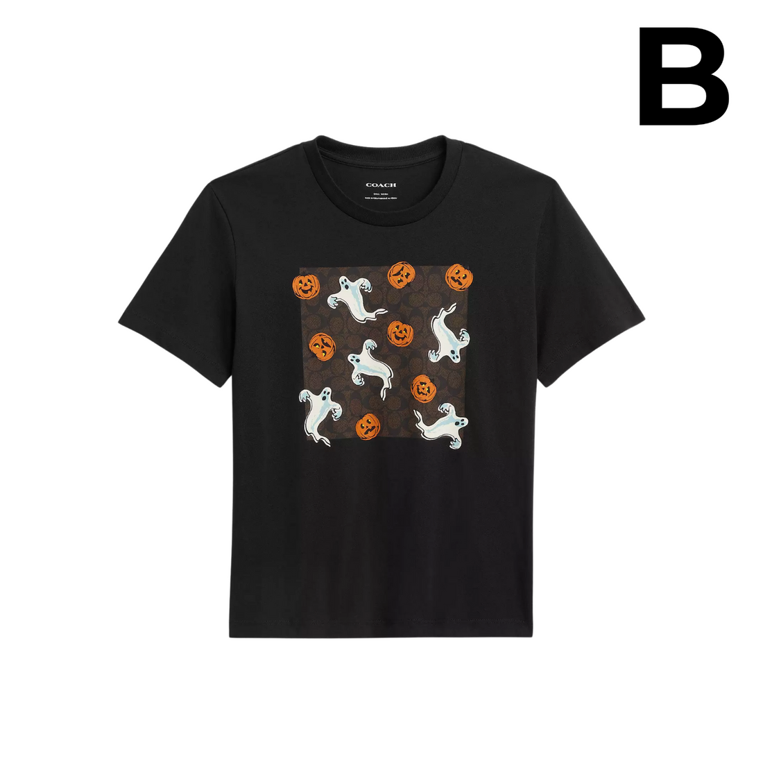 Pumpkin And Ghost Signature Classic T Shirt PREVENTA