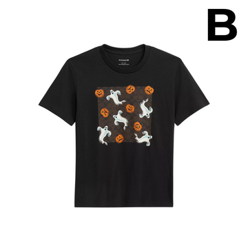Pumpkin And Ghost Signature Classic T Shirt PREVENTA