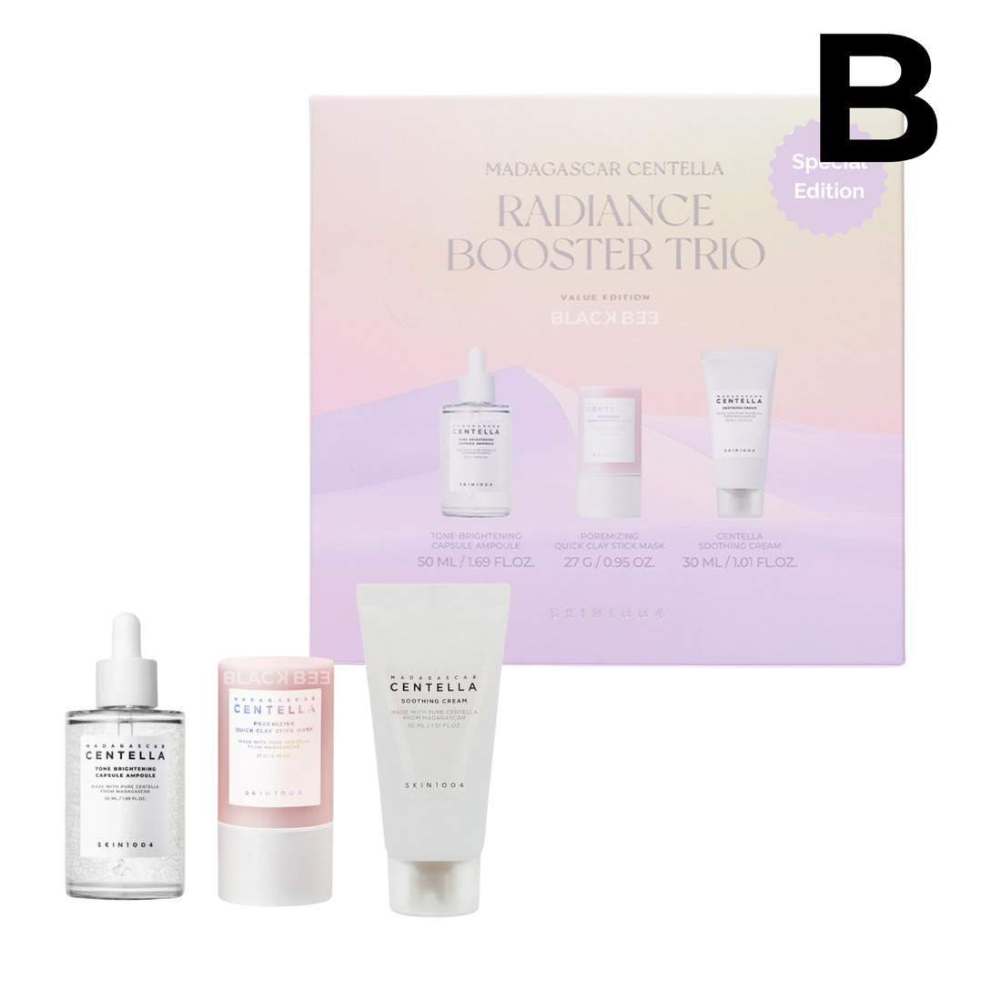 RADIANCE BOOSTER TRIO (AMPOULE + MASK + CREAM)