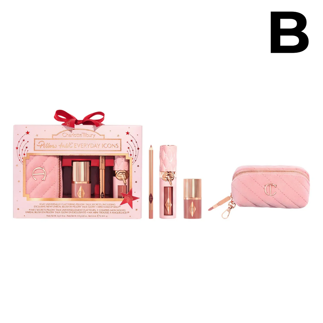 Pillow Talk Everyday Icons Lip & Cheek Makeup Gift Set ⭐**PREVENTA + SEMANA PROMO 3 MINIS**⭐