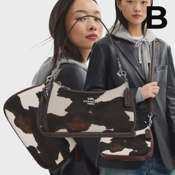 Teri Shoulder Bag With Cow PrintPREVENTA